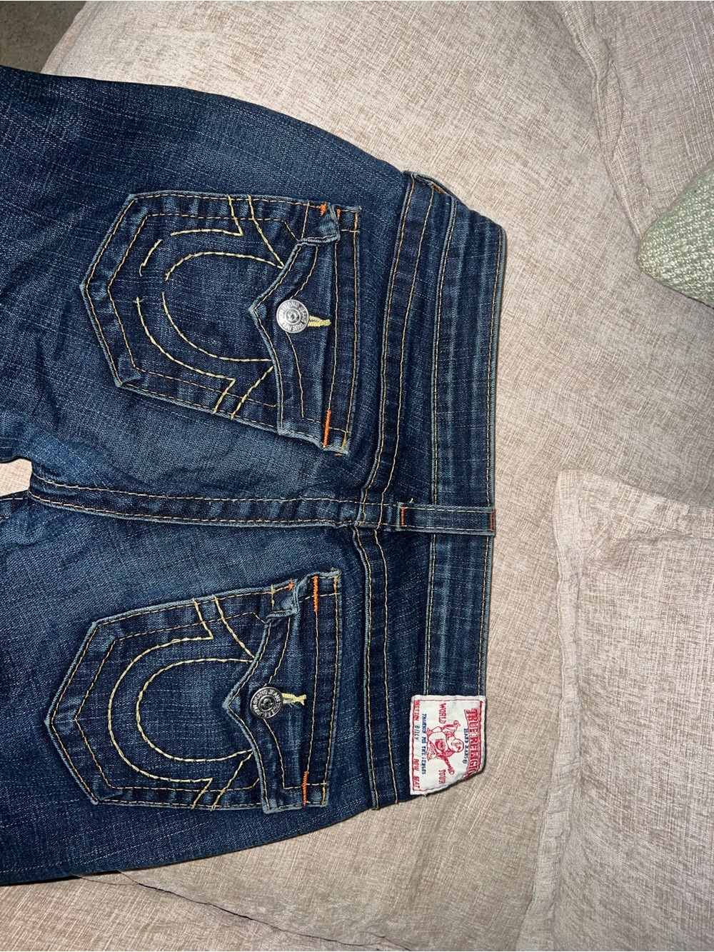 True Religion Dark Wash Denim Jeans Size 28